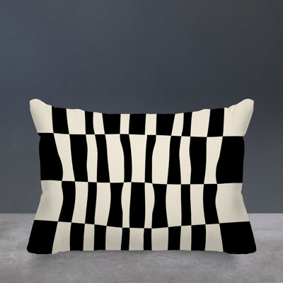 Bianca Abstract Outdoor Reversible Throw Pillow