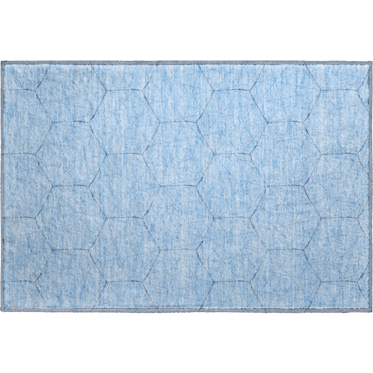 Premium Machine Washable Frome AMF987 Geometric Rug