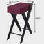 Table d'appoint bourgogne et noire avec ports USB-1826757562