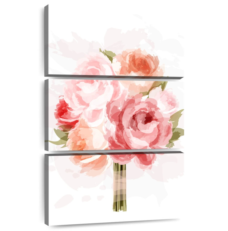 Harnek Rose Bouquet, 65" H x 42" W