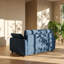 Haven 50" W x 43" D x 34" H Chenille Accent Armchair