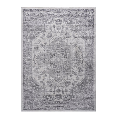2X3 Silver Area Rug, Non-Shedding And Stain-, Enhances Bedroom, Living, Dining, Office Rug Silver, Stain , Suits Living Room,