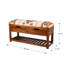 Banc de rangement en bois massif Vienna-821880357