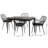 Hileman 4 - Person Rattan Dining Set