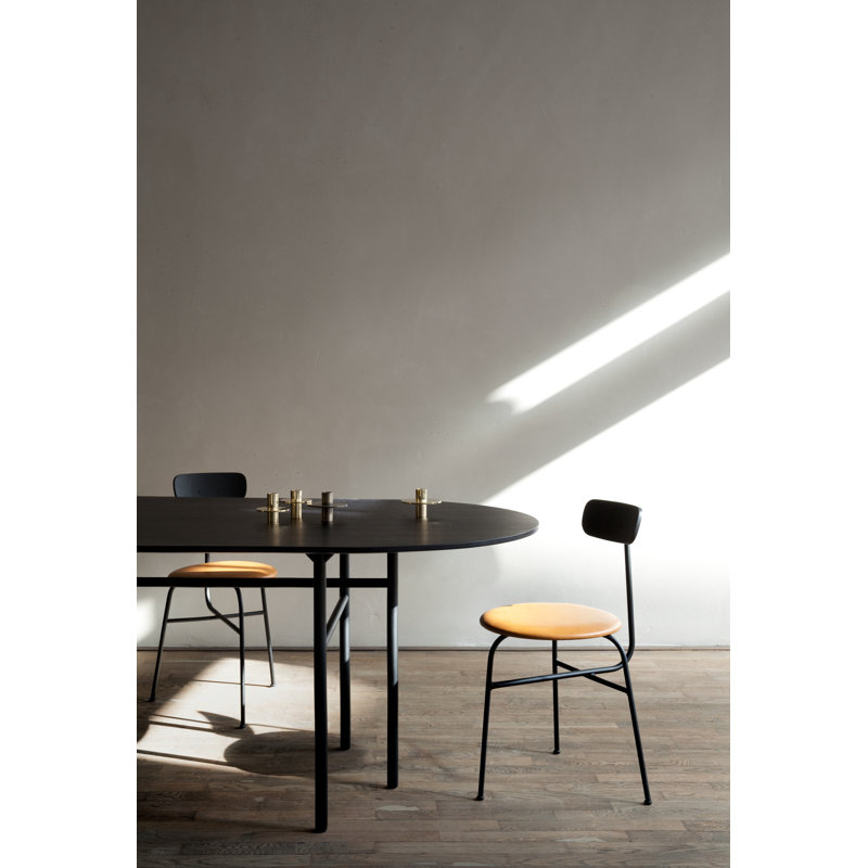Snaregade Dining Table, 37.4" W x 82.7 L, Black Oak