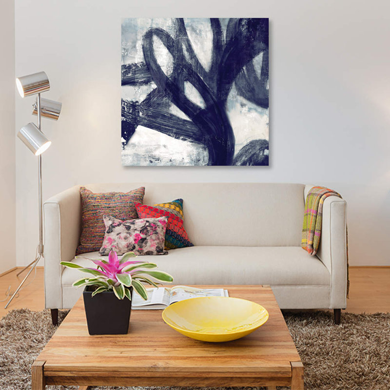 «Two Rings», reproduction sur toile, H 12 po x l 12 po x P 1,5 po, Pas de tapis, Toile tendue