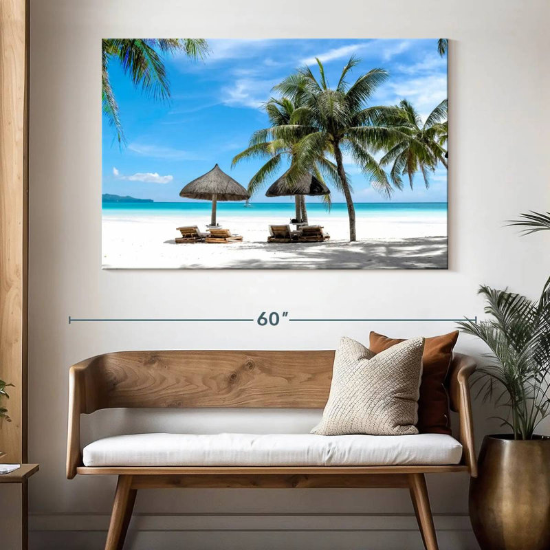 Gillard Coastal Boracay Seashore, H 34 po x l 51 po