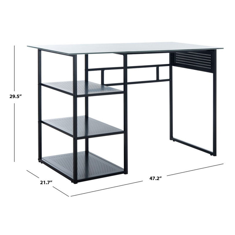 Metal Base Writing Desk