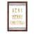 Brown Framed