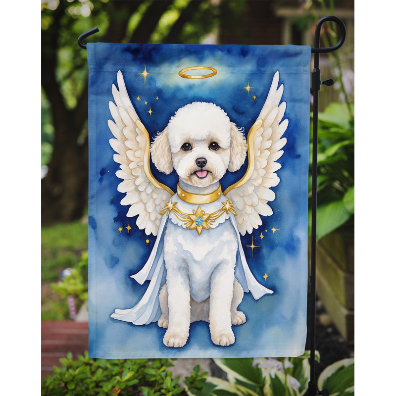 Drapeau de jardin Bichon Frise mon ange