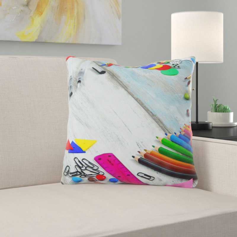 Housse de coussin d'extérieur Zukowski, Microsuède, Intérieur