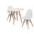 Akaash 2 - Person Four Leg Base Dining Set-39111413-49527012