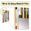 Shaneqwa Modern Bold Stripes - Miroir mural décoratif rayé-978450347