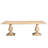 Josiane Solid Wood Top Double Pedestal Dining Set-99482406-99482407-99482408