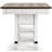 Daiah Pine Solid Wood Base Dining Table