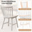Solid Wood Windsor Dining Chairs Set of 4-648180255