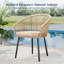 Metal Patio Dining Set With Rectangular Table-314827699