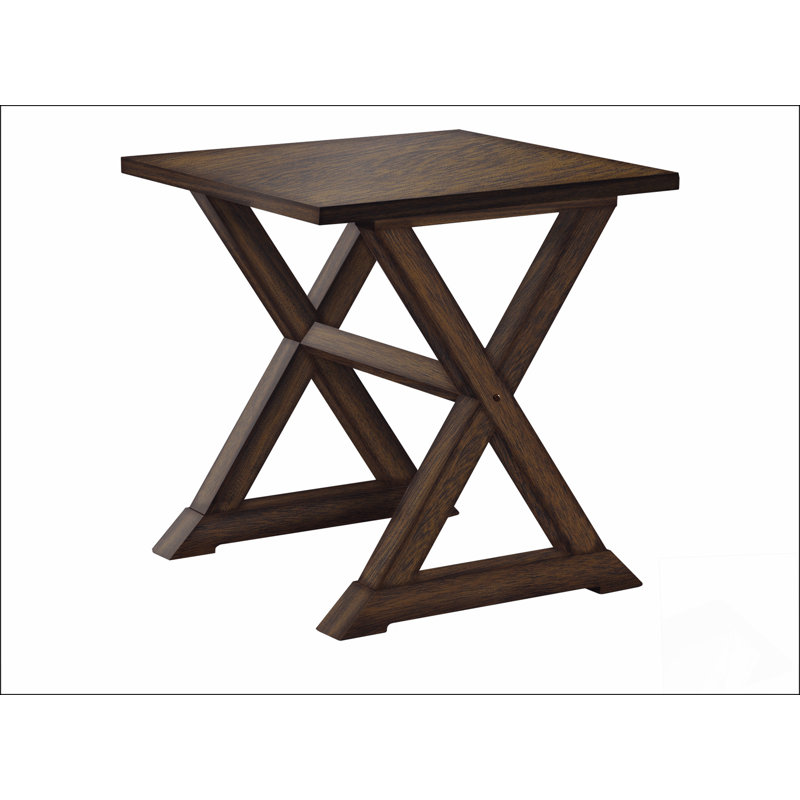 Table d'appoint, bout, table d'appoint, carré, table de chevet, chambre à coucher, lampe, placage, transitionnel
