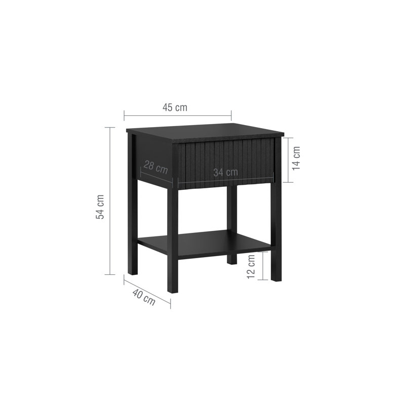Maymie MFC Bedside Table