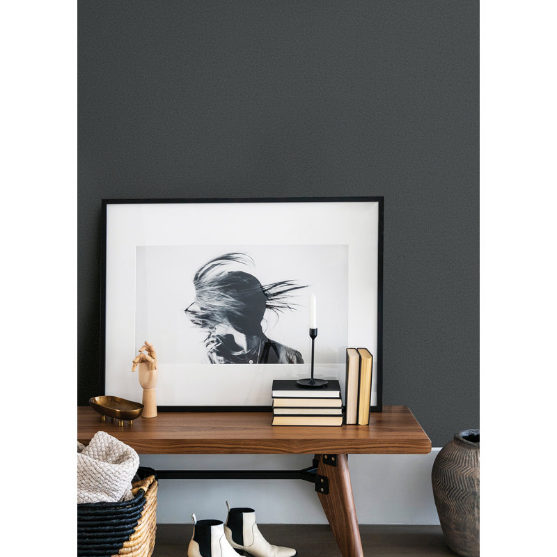 Twine Grass Cloth Wallpaper, Gray