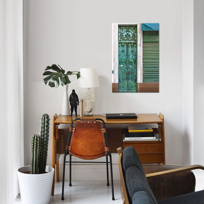 « portes à l’étranger i », reproduction de photo sur toile, H 18 po x l 12 po x P 1,5 po, Toile tendue, Pas de tapis