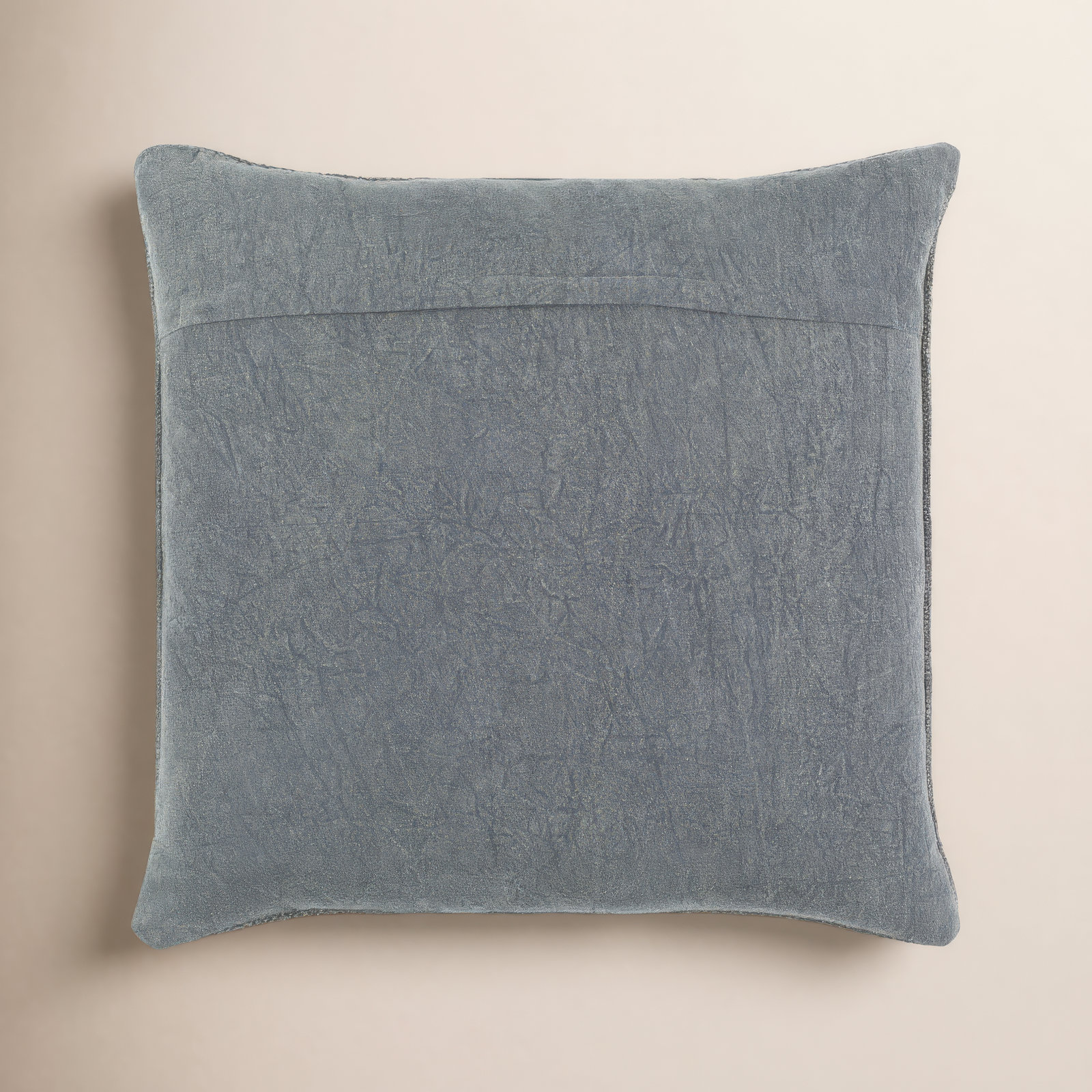Dunbar Striped Cotton Pillow Cover, 18" x 18", Navy