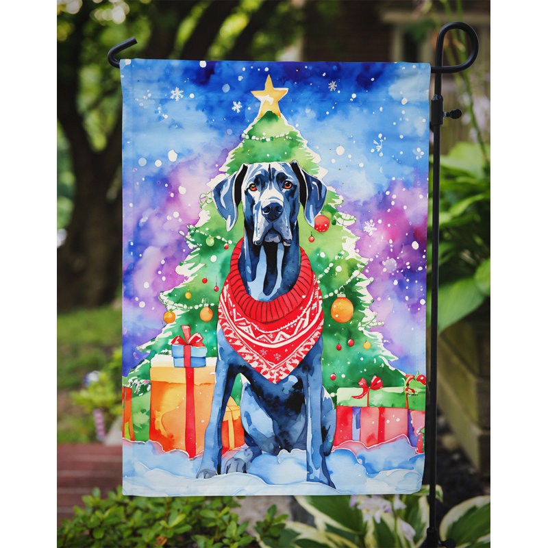 Double Sided Polyester Christmas, 15.5'' H x 11.25'' W