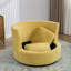 Fauteuil demi-tonneau pivotant avec rangement caché Chenille-1996722037
