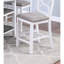 Table de salle à manger à hauteur de comptoir avec étagères de rangement pour 4 chaises rembourrées, ensemble de salle à manger 5 pièces
