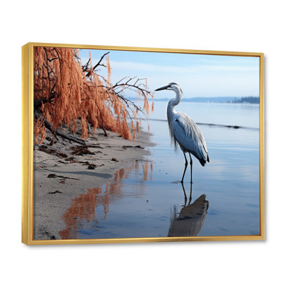 " Heron Morning Stroll "