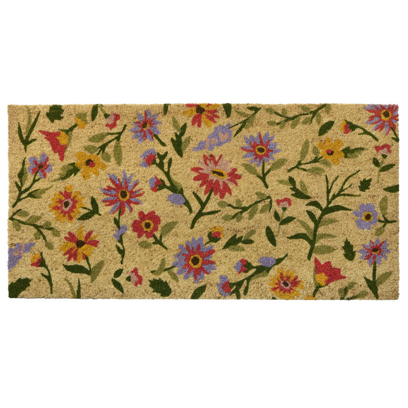 Tossed Wildflowers Doormat 20x40