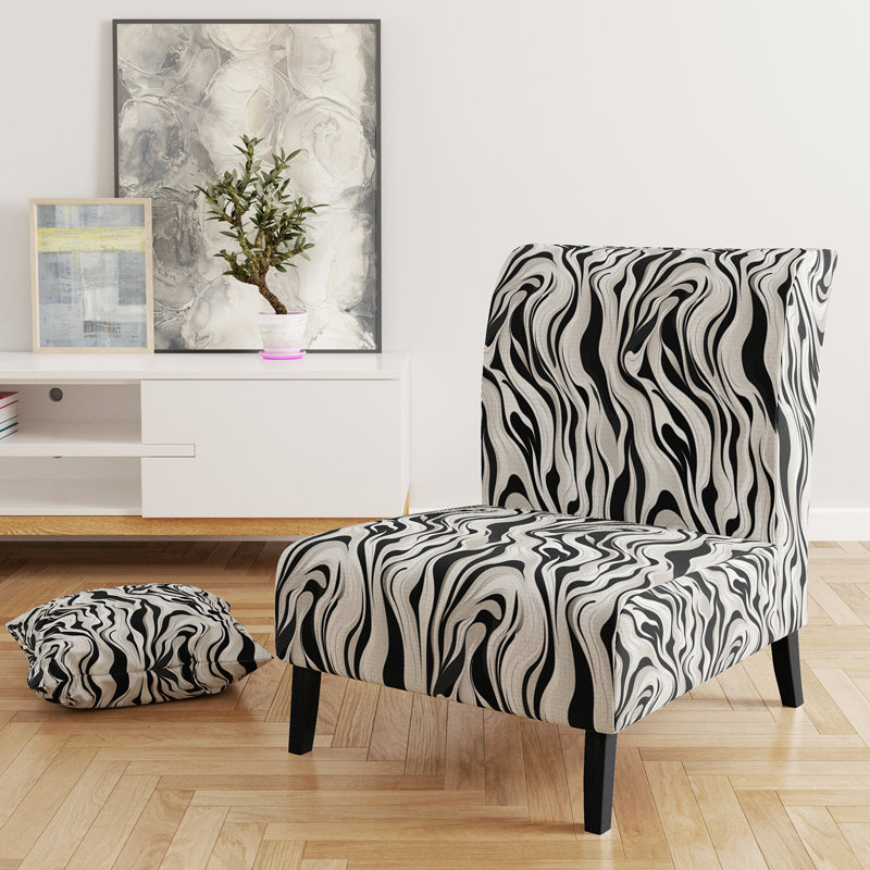 Minimalist Sophistication - Fauteuil de chambre rembourré moderne et contemporain