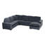 Canapé modulaire 4 pièces convertible-790133425