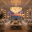 Almara 18-Light Clear Chandelier
