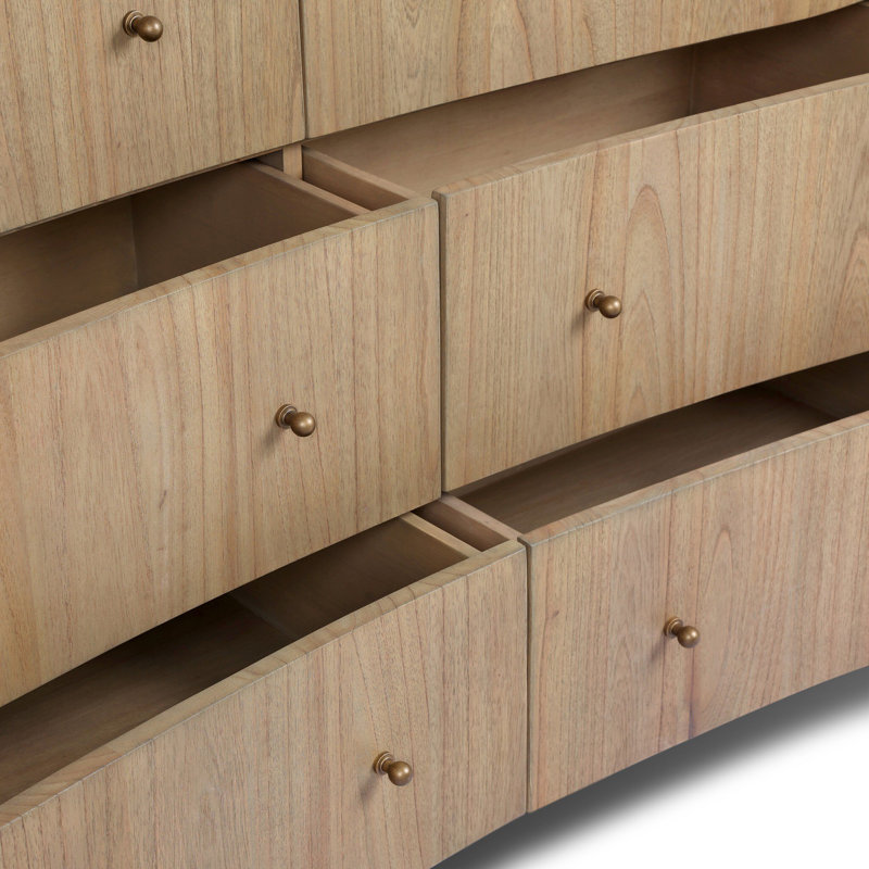Boa 6 Drawer Dresser-Sandy Mindi Veneer
