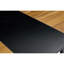 Table de salle à manger en bois aggloméré noir et naturel à deux tons - un choix idéal pour les styles minimalistes et industriels modernes, avec des dimensions de 60,2 x 39,3 x 31 pouces.-657321227