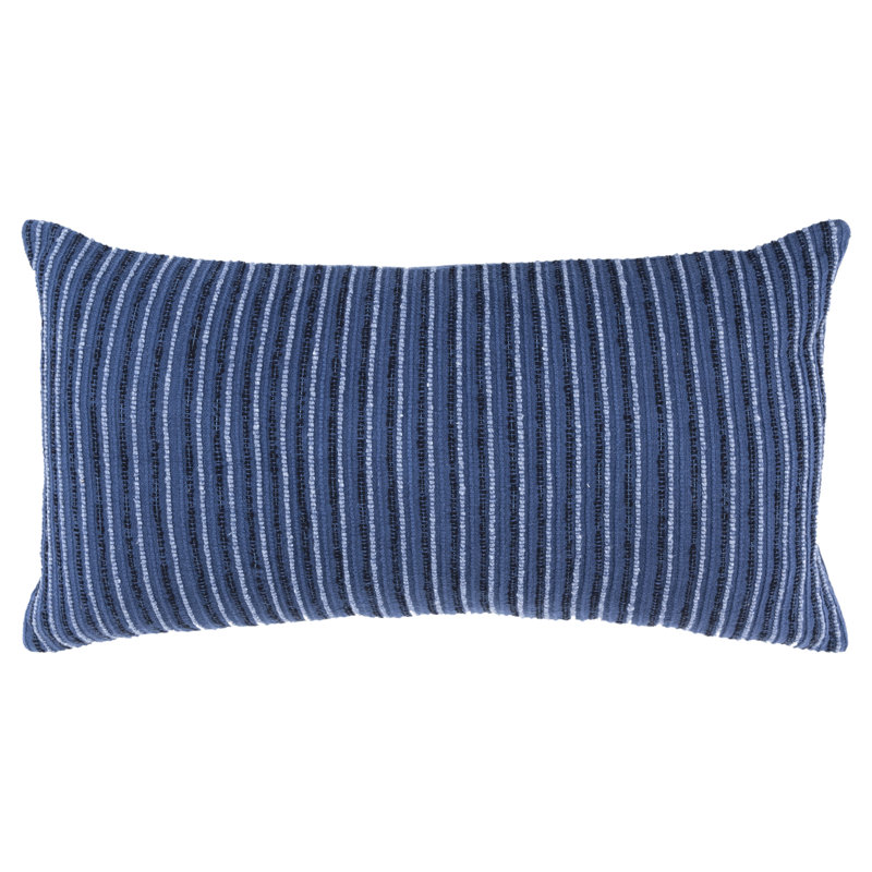 Coussin en polyester / viscose Leifsson, Bleu