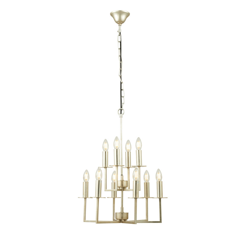 Zuri 10 - Light Candle Style Chandelier