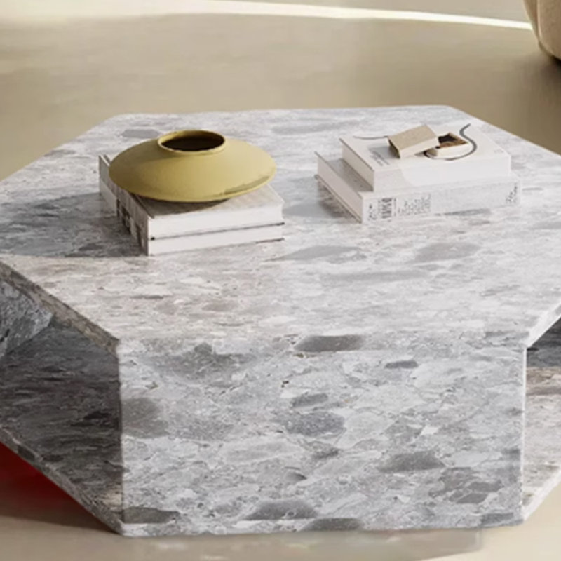 Table basse au design créatif personnalisé, Gris