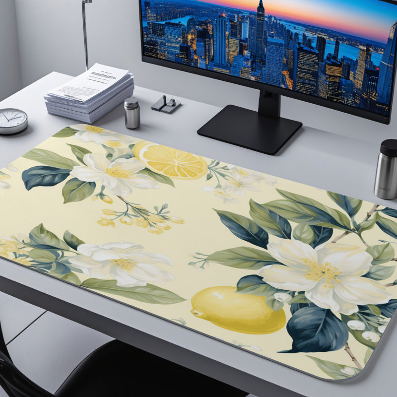 Polyester Desk Pad, 14.4x12.1