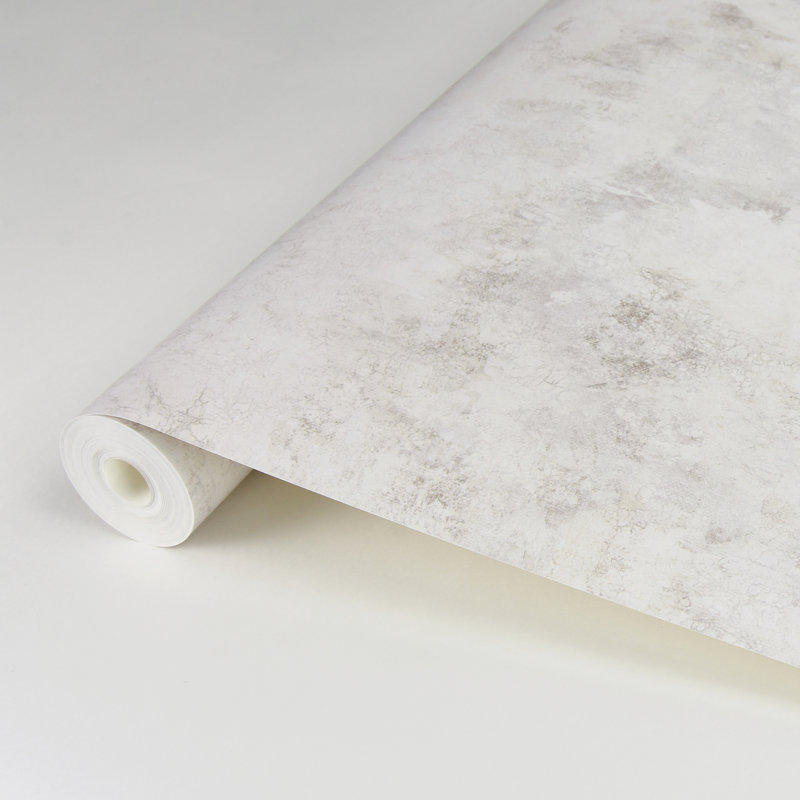 Non-Pasted Wallpaper Roll, White
