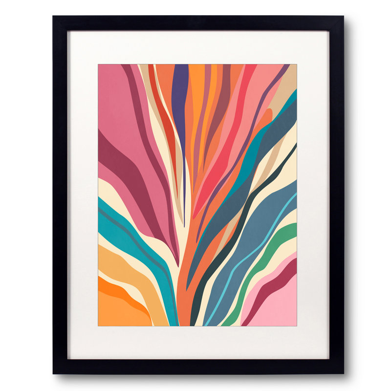 Blooming 2 Print by Angel Estevez, Black Framed Paper, 31.25" H x 25.25" W