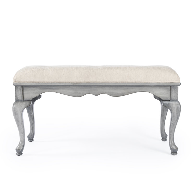 Grace Bedroom Bench, Gray
