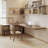 Light walnut L-Shaped Solid Wood desks-108205534-108205536