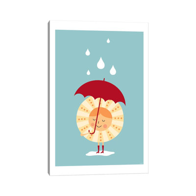 Soleil sous la pluie - impression