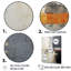 Abstrait, collage de route gris beige I - Collages abstraits, reproductions d'art mural-297775151-297775150