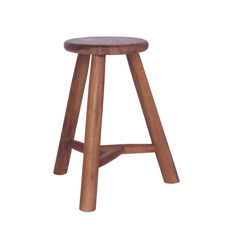 Deondray Solid Wood Accent Stool