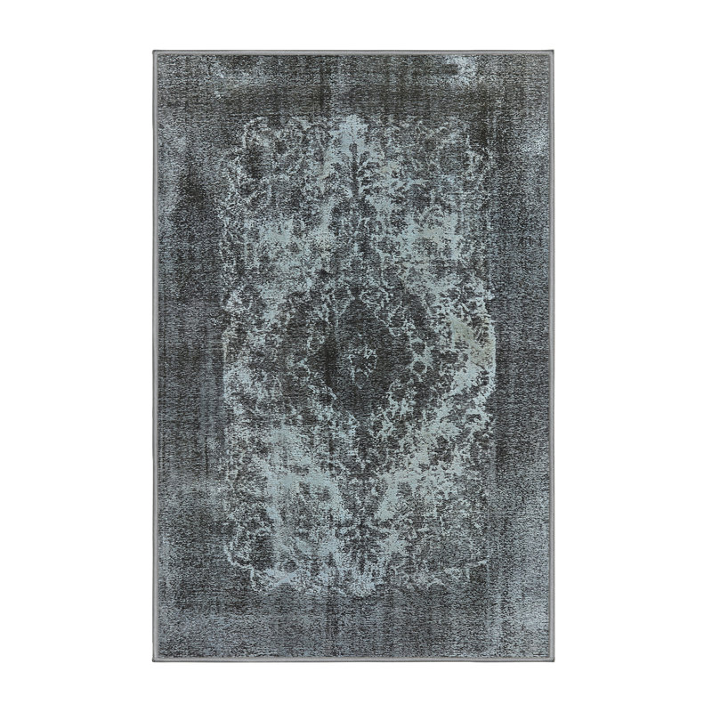 Howery Oriental Indoor Rug, Rectangle 5' x 8'