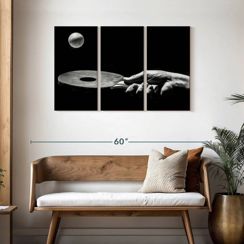 Sireci Ping Pong Practice, 28" H x 45" W