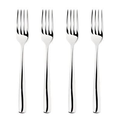 Cutlery Sets Stainless Steel 18/8 Fork 4pc Set Catering Simplicity